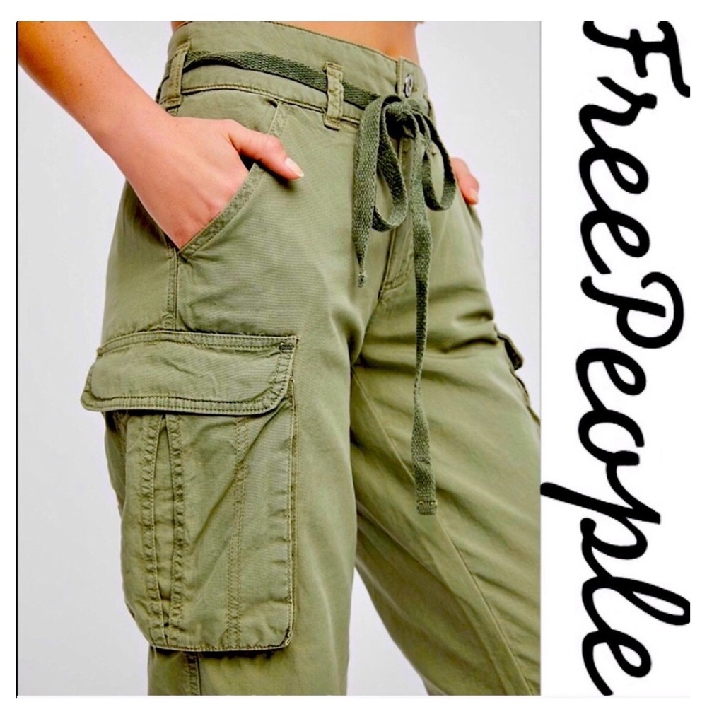 NWT Free People Desert Cargo Pants Size 26